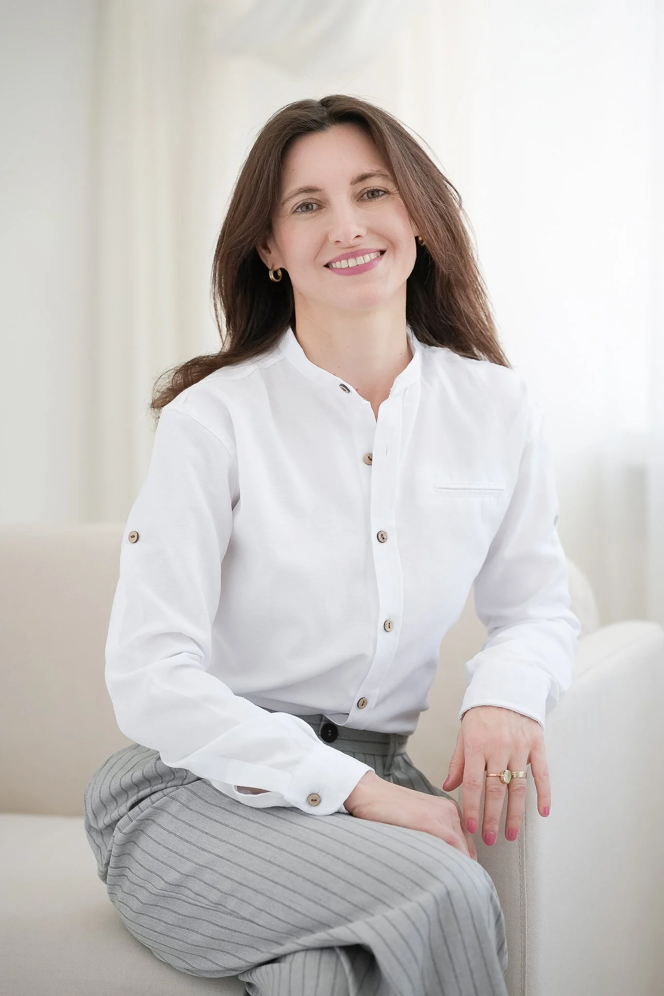 Portrety studyjny - światło naturalne