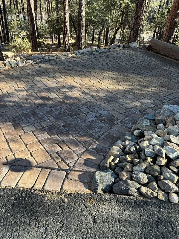 Brick Driveway - Before