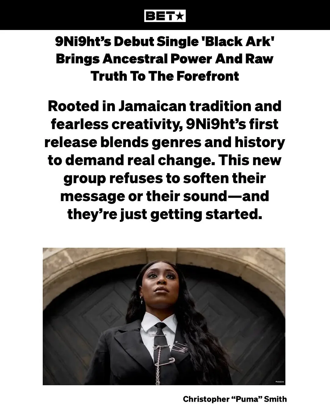 Thank you @bet for the interview and feature on &ldquo;Black Ark&rdquo;. We are grateful for the support. This is just the start. Full article link in bio 🙏🏿🇯🇲
