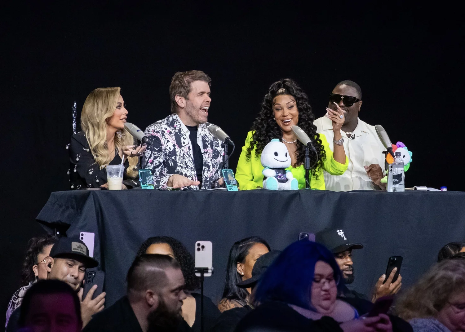 The judges' table