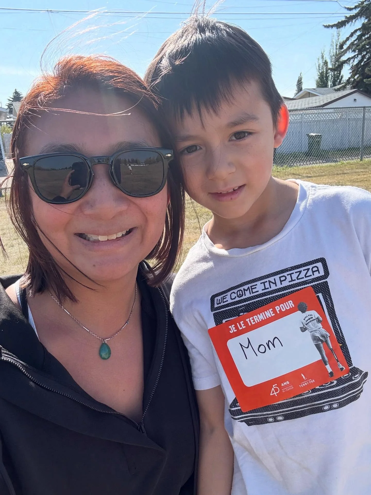Today&rsquo;s KMs were extra special. 💛 I got to run with Remi for his @terryfoxfoundation run at school! I let him run a lap and then I joined in. We took a few walking breaks and together we crushed 1.88km! I&rsquo;m so proud of him! I hope he kno