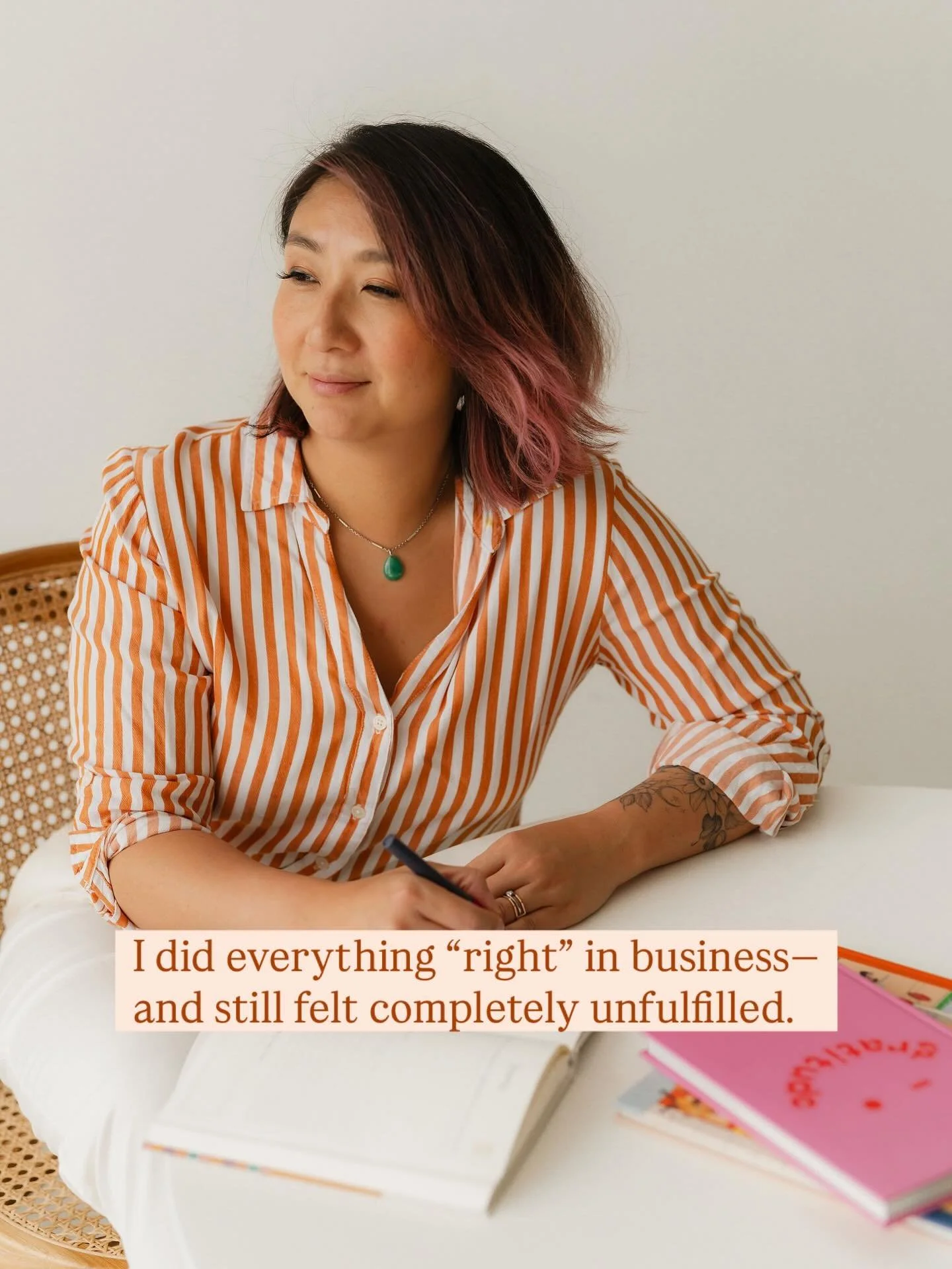 I tried running a business built purely on strategy.
I tried connecting with my audience through just my work.
I followed all the &ldquo;steps to success&rdquo; I thought I was supposed to take.

Here&rsquo;s what happened:
 I let clients decide my w