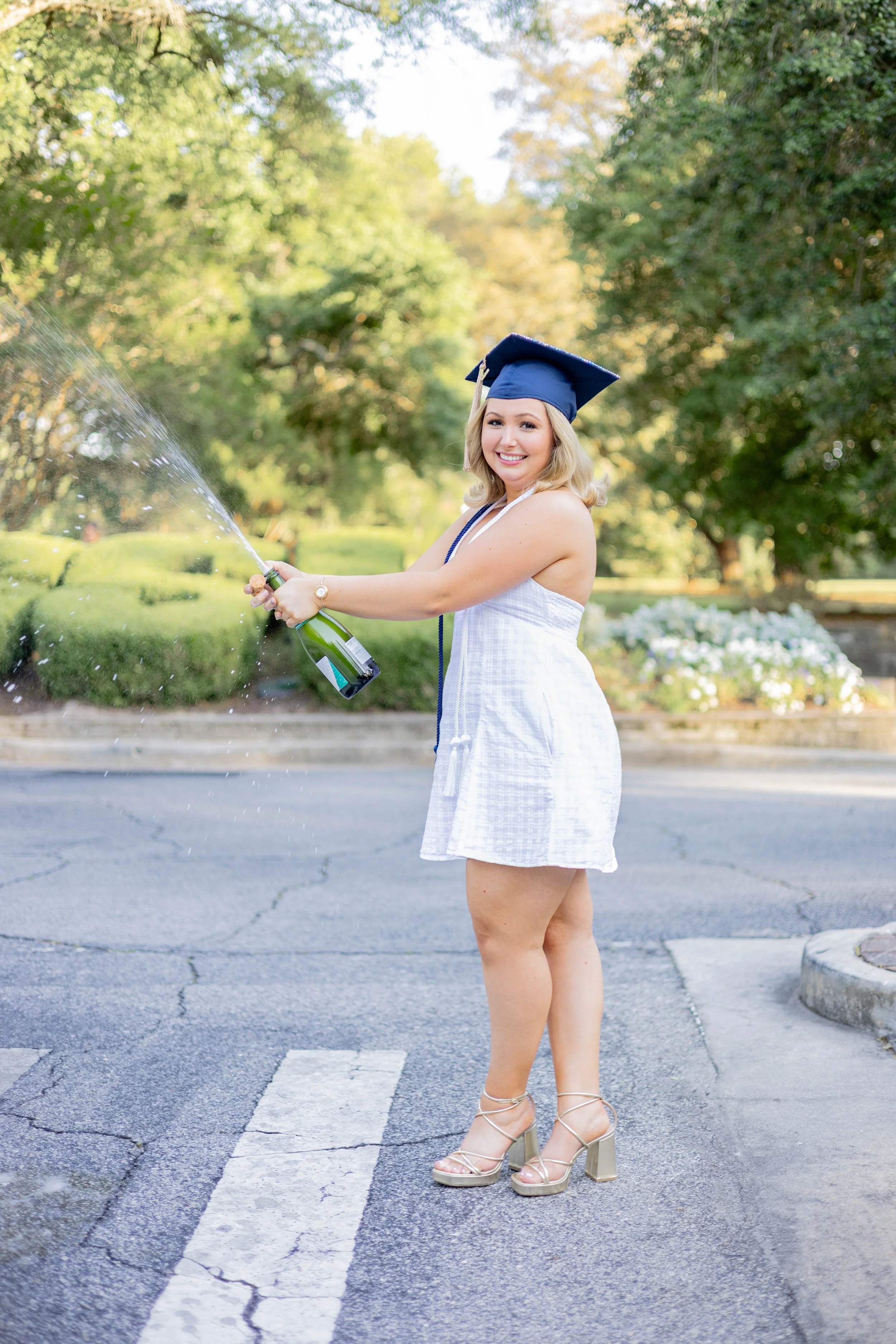 Carly's Graduation Session at Georgia Southern University in Statesboro, GA