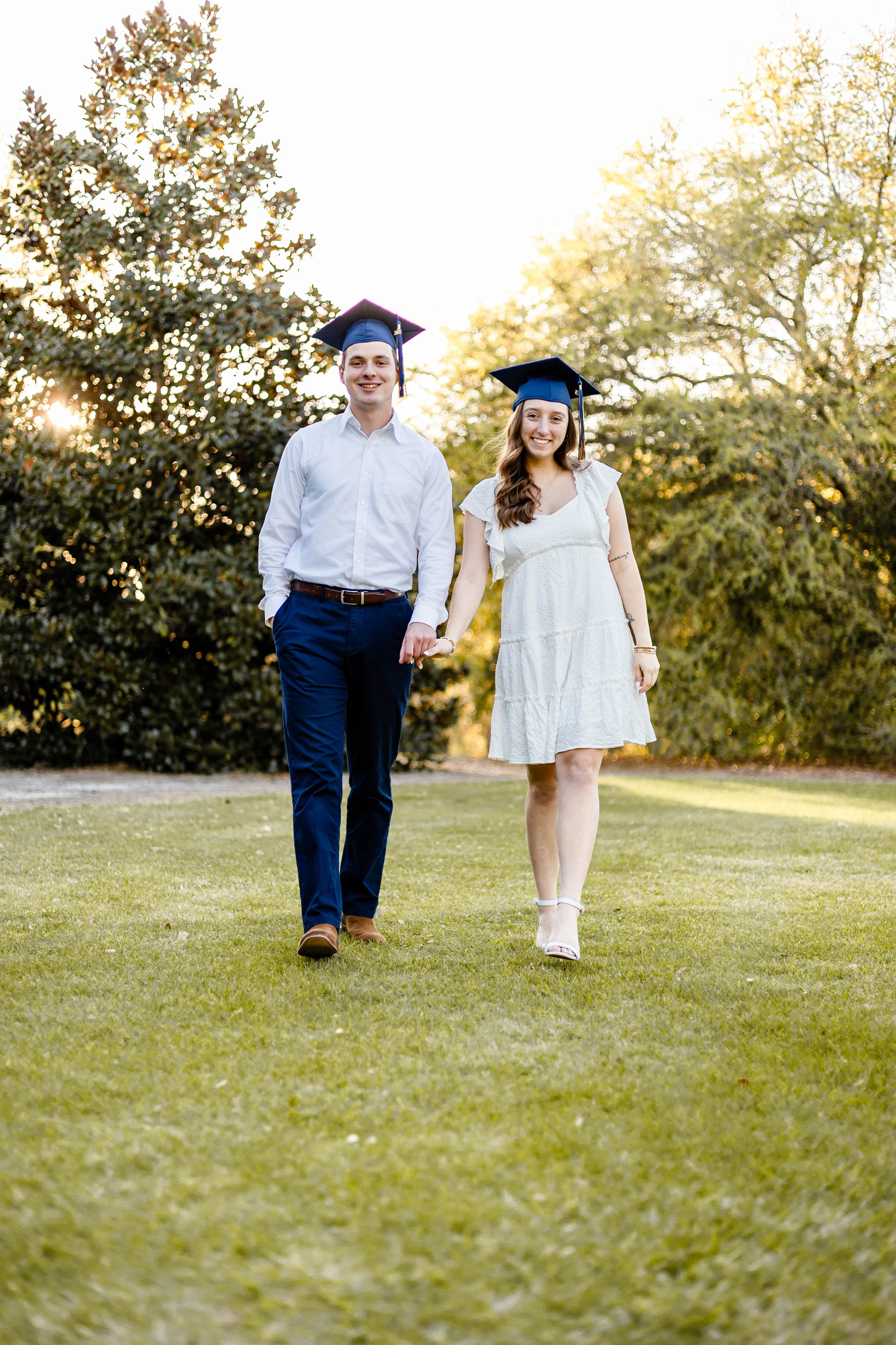 Gabi &amp; Ethan's Graduation Session at Georgia Southern University in Statesboro, GA