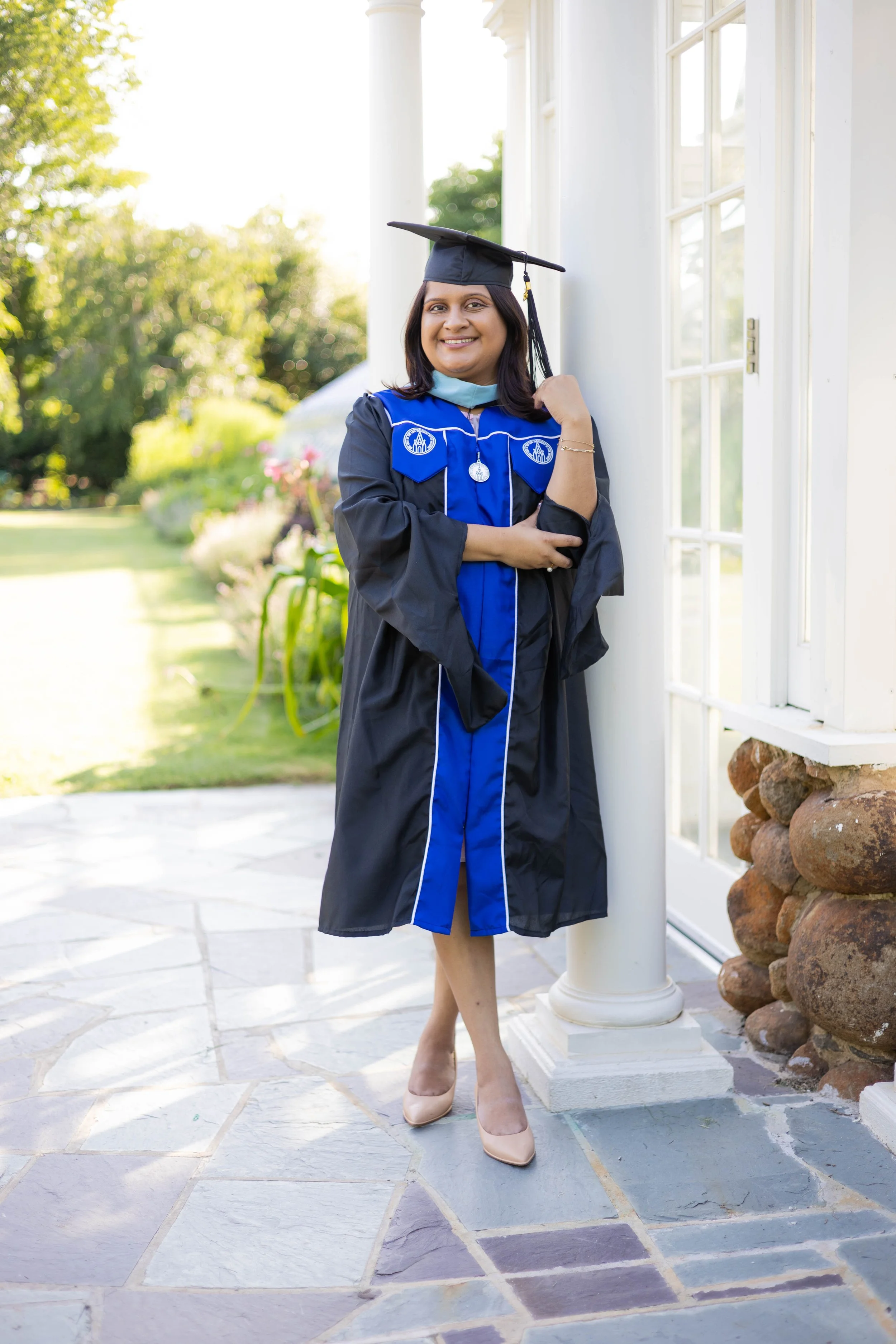 Jasmine's Graduation Session at Reynolda Gardens in Winston-Salem, NC
