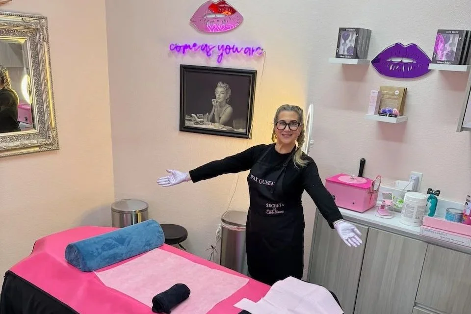 Professional Brazilian Waxing Room and a Waxer