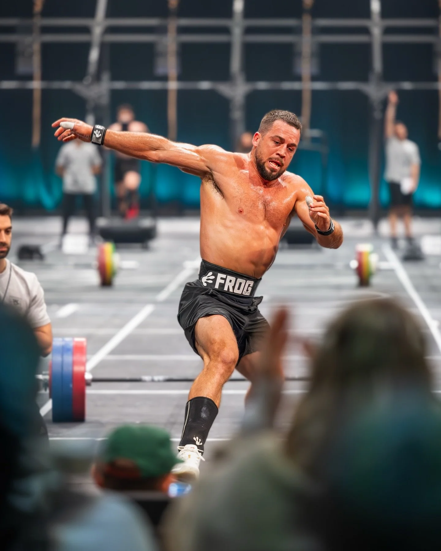 @rickygarard getting that foot over the finish line @worldfitnessproject 🔥