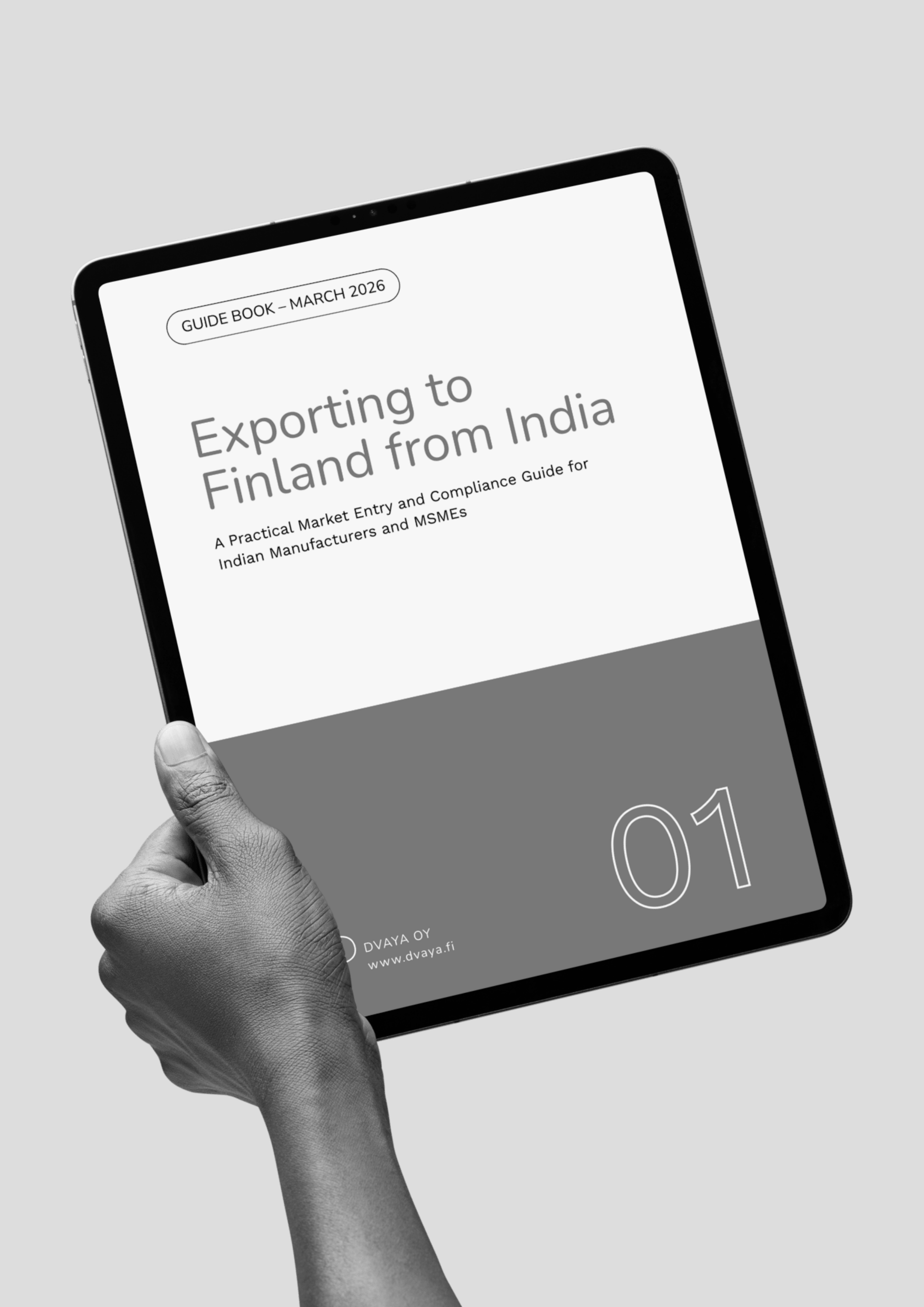 guide book on how to export to finland and EU from india