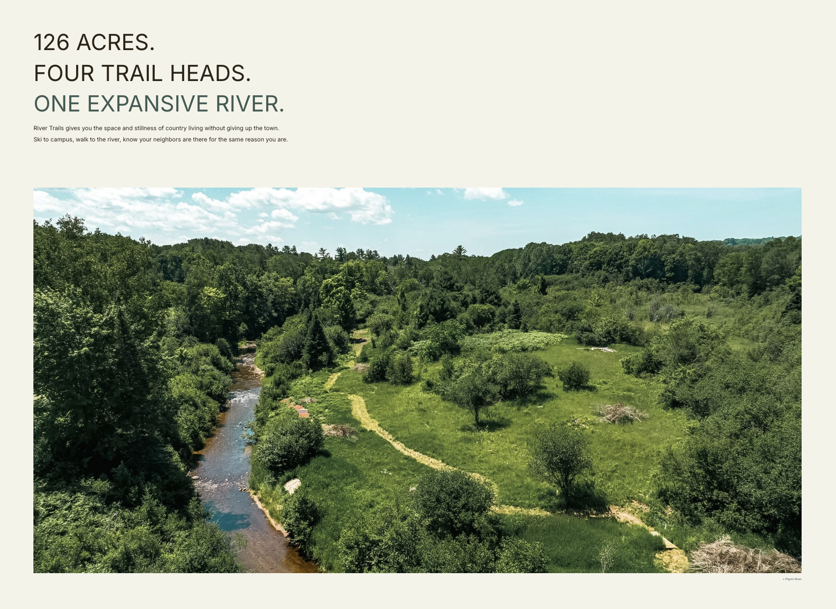 Website + Brand Messaging for River Trails