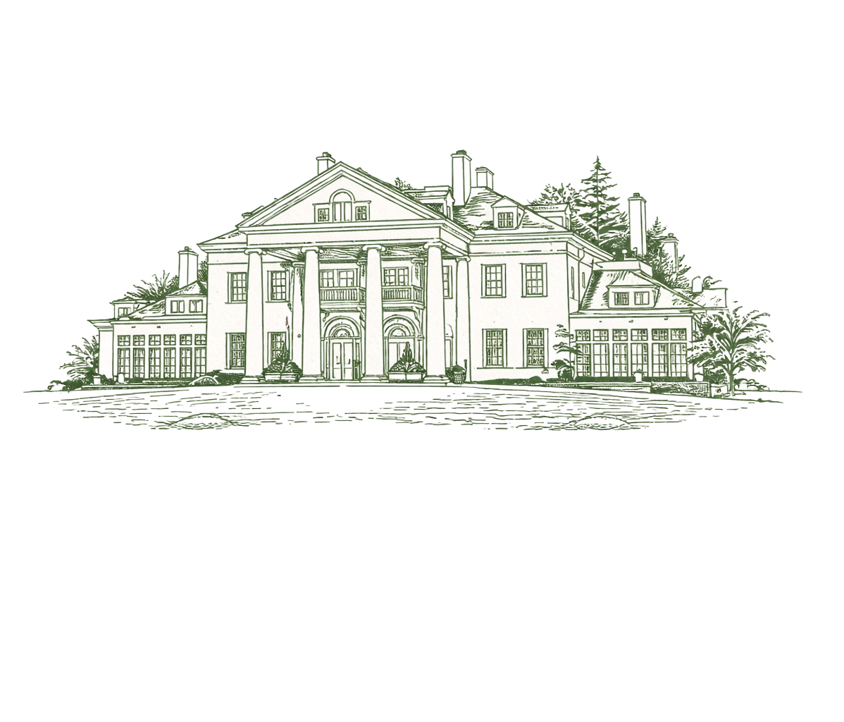 Landon Hall Wedding Venue Illustrations