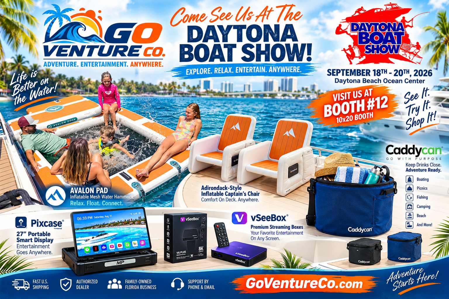 Come See Us at the Daytona Boat Show!