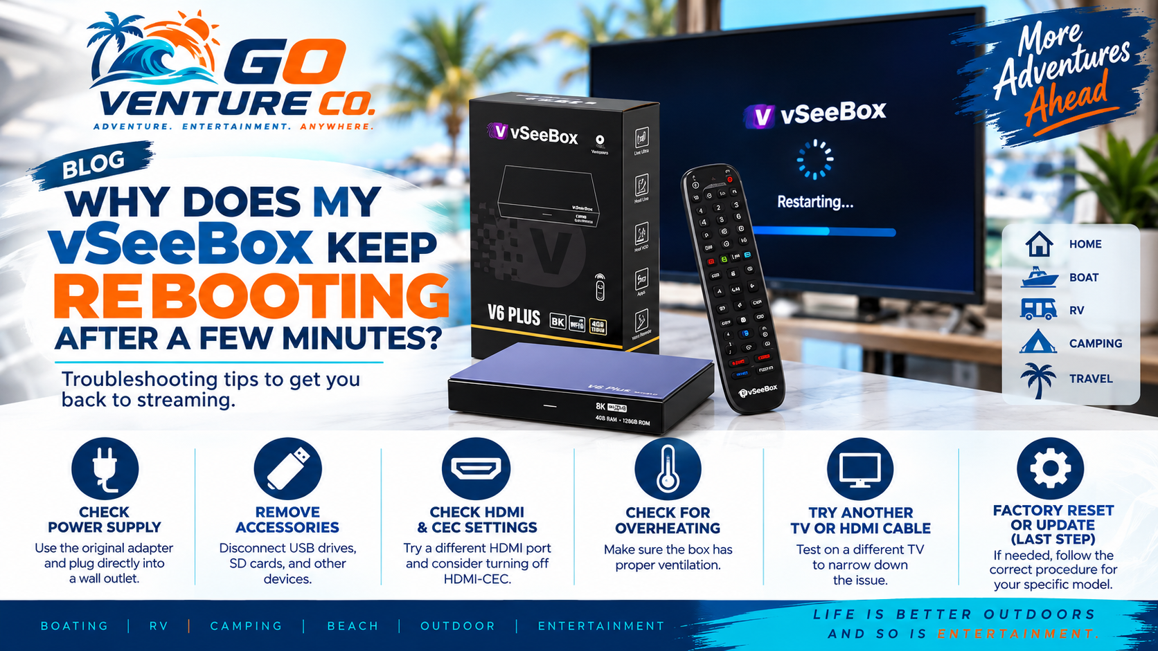 Why Does My Streaming Box Keep Rebooting After a Few Minutes?