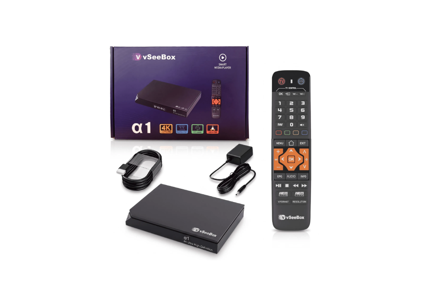 vSeeBox α1 4K HDR Linux Media Player