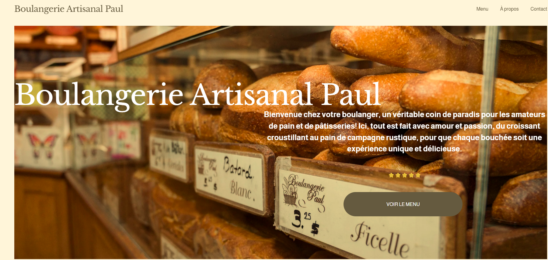 CRÉATION DE SITE WEB