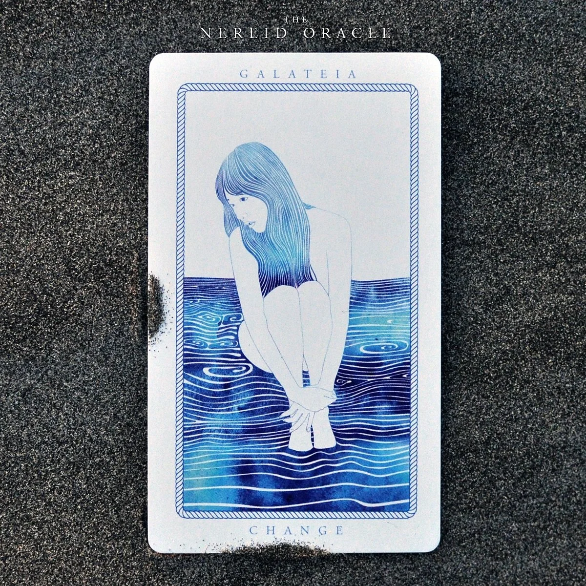 Galateia &bull;&nbsp;Change &bull;&nbsp;A card from the Nereid Oracle deck.
&ldquo;Borne from the churning waves, the cotton-white froth alights softly upon the shore&rdquo;
:
:
:
#Galateia #artistsoninstagram #thenereidoracle #nereid #wave #water #n