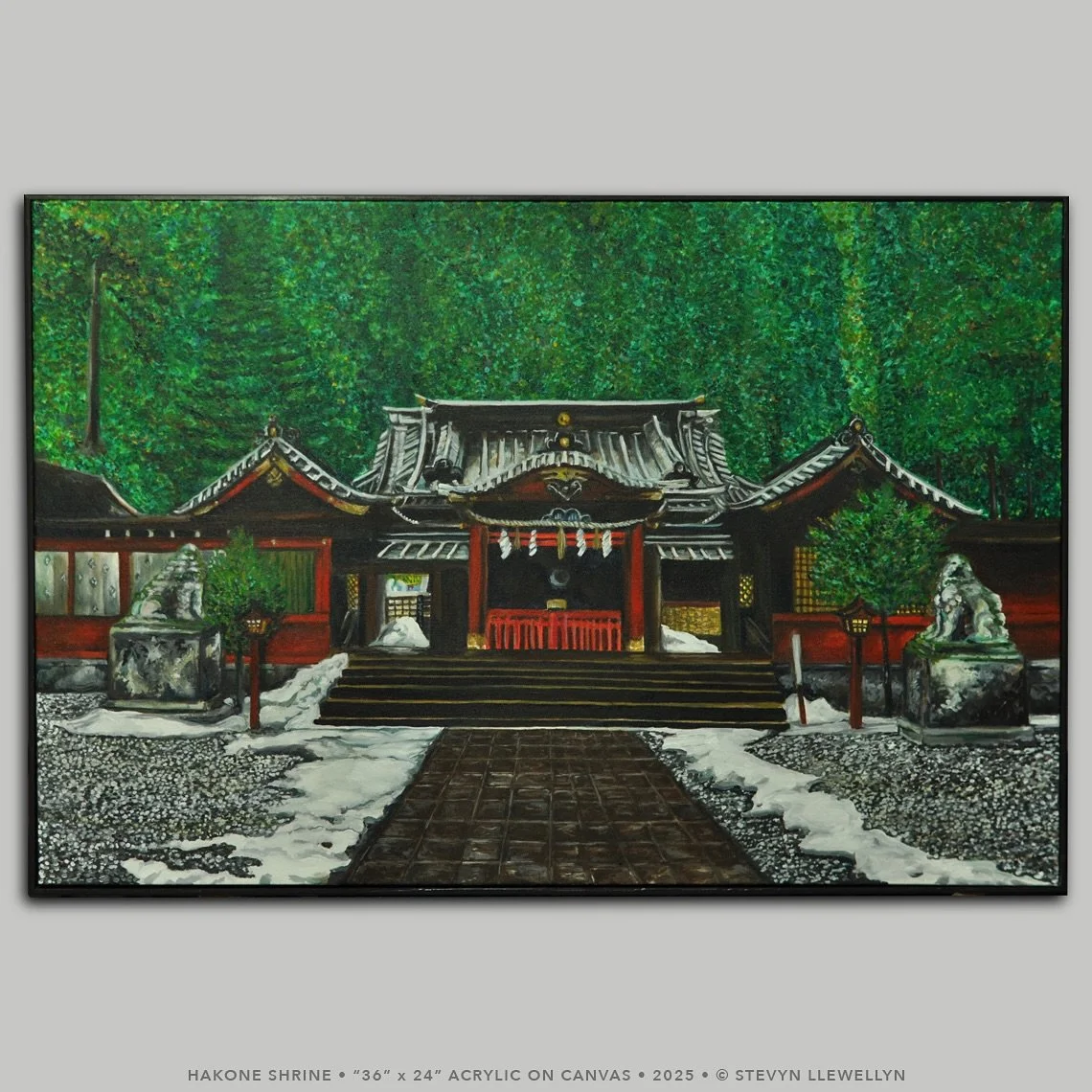 Hakone Shrine
36&rdquo; x 24&rdquo; &bull;&nbsp;Acrylic on Canvas
Now on exhibition at the @splendorporium gallery for the Altars &amp; Shrines group show. The opening is tonight from 7-9 pm. Hope to see you there!
If you can&rsquo;t make it to the o