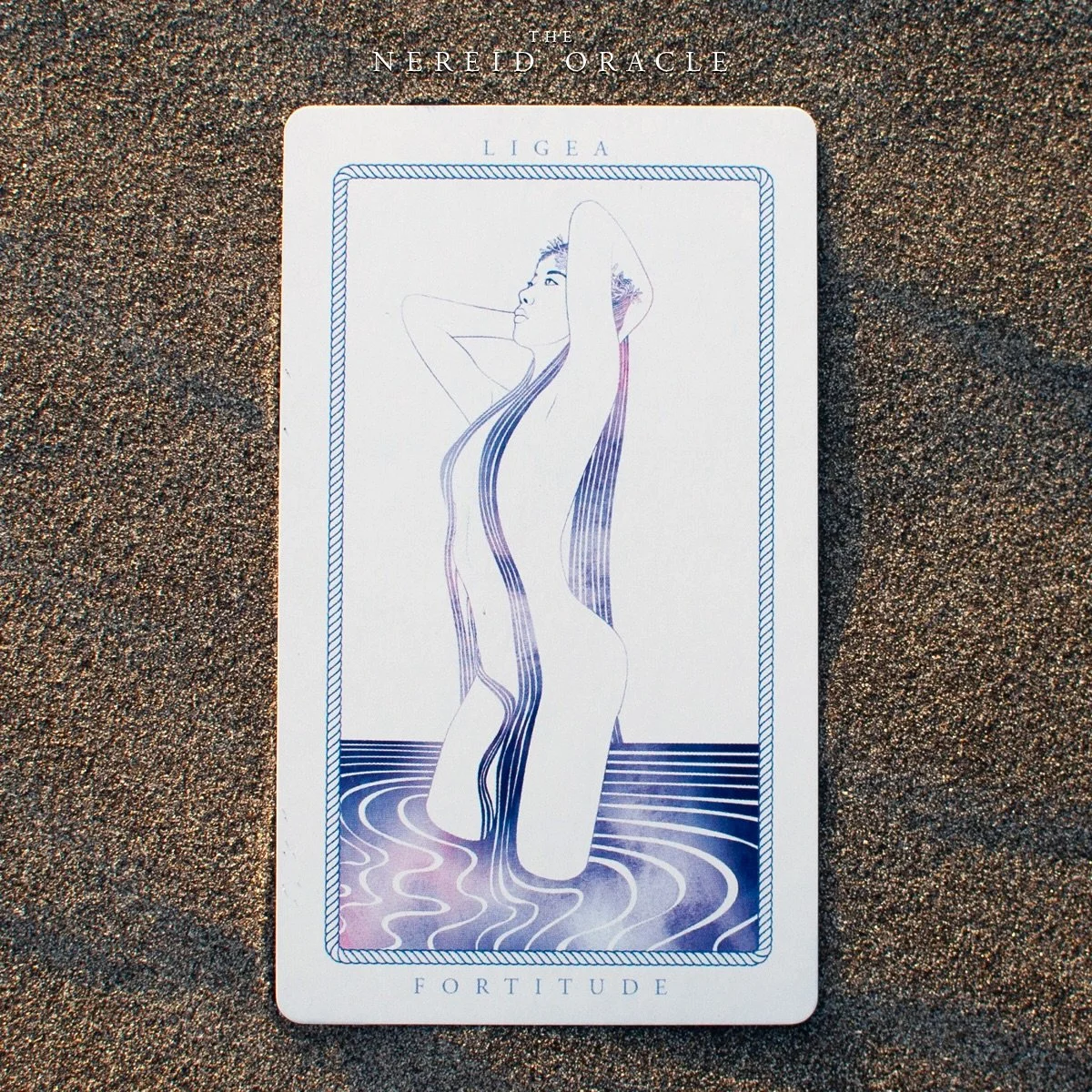 Ligea &bull; Fortitude &bull;  A card from the Nereid Oracle deck. Now available ( Link in bio )
In the churning gray tempests, the torrential rains, when despair seems imminent, be lionhearted.
:
:
:

:
:
:
#illustration #nereidoracle #nauticalart #