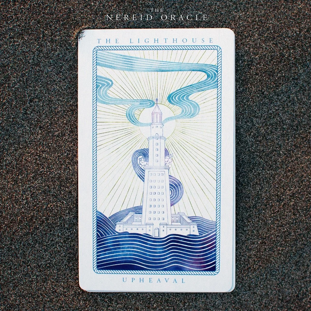 The Lighthouse &bull; Upheaval &bull;&nbsp;A card from the Nereid Oracle deck. Now available ( Link in bio )
&ldquo;The mighty thunderbolt shall lay waste to the works of mortals, set it alight, turn all to cinders. The ashes make fertile the soil fo
