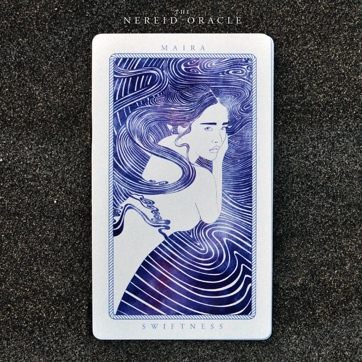 Maira &bull;&nbsp;Swiftness &bull;&nbsp;A card from the Nereid Oracle deck. Now available ( Link in bio )
&ldquo;When the dog star passes over, call on me for the blessing of momentum as you traverse across the salty sea.&rdquo;
:
:
:
#nereidoracle #