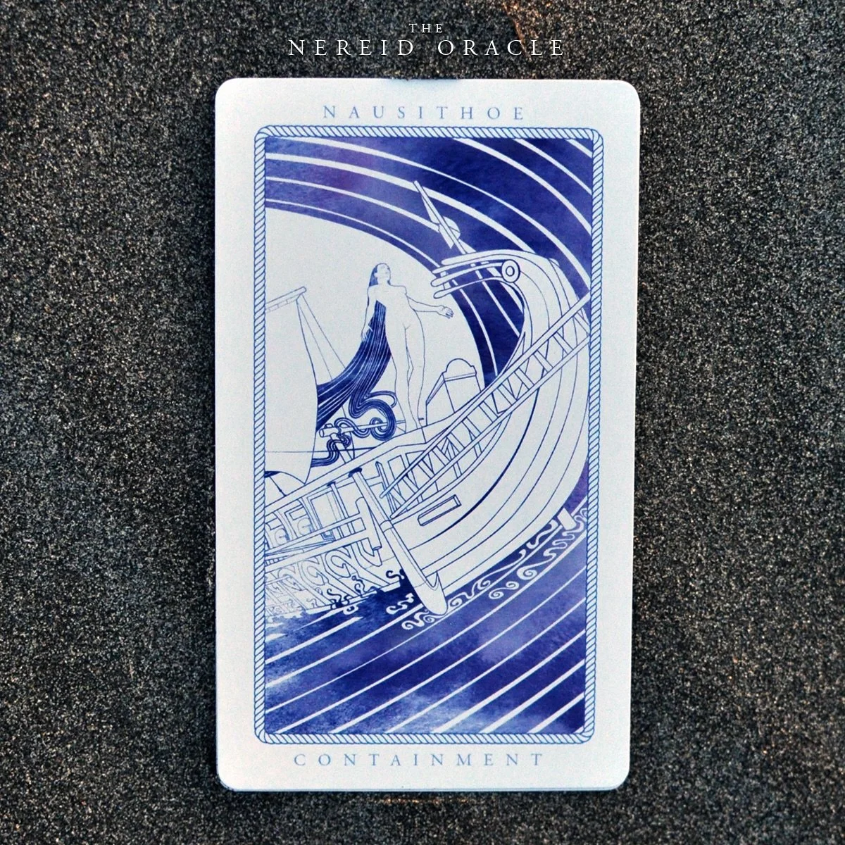 Nausithoe &bull;&nbsp;Containment &bull;&nbsp;A card from the Nereid Oracle deck. Now available ( Link in bio )
&ldquo;I am the empty space within the hull, offering blessings of air and fortuity&rdquo;
:
:
:
#nereidoracle #nereid #illustration #naus