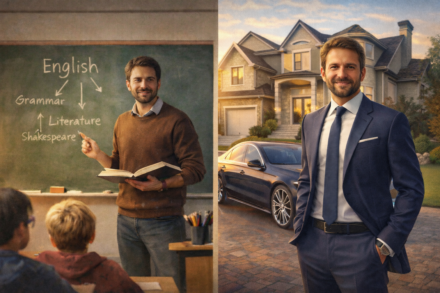 “En dan bent u leraar…”