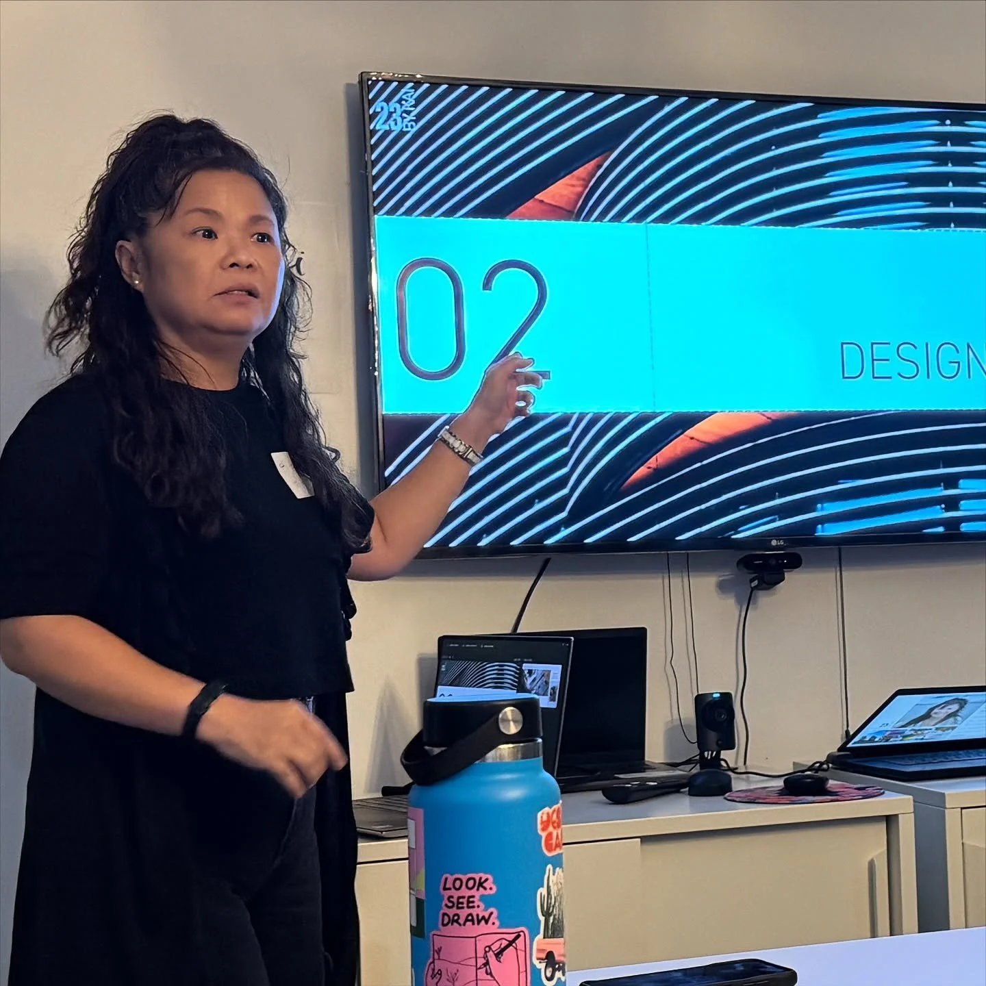 Design minds unite.

We loved hosting @noma.arizona at our Tempe studio for an evening of connection, storytelling, and visual communication in design.

Tawaw Principal @wandadc154 opened the night with a talk on graphic storytelling in architecture&