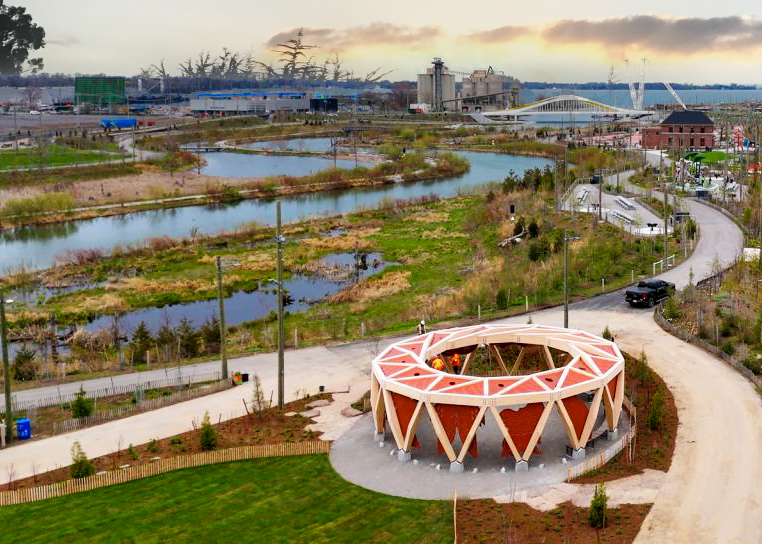 The Drum at Biidaasige Park