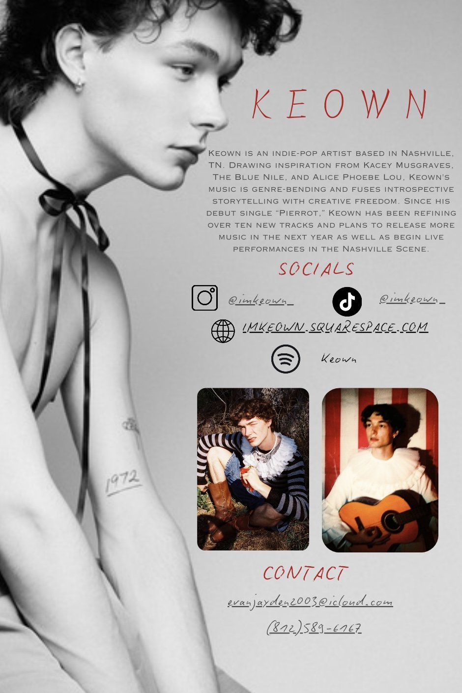 Press Kit for artist Keown