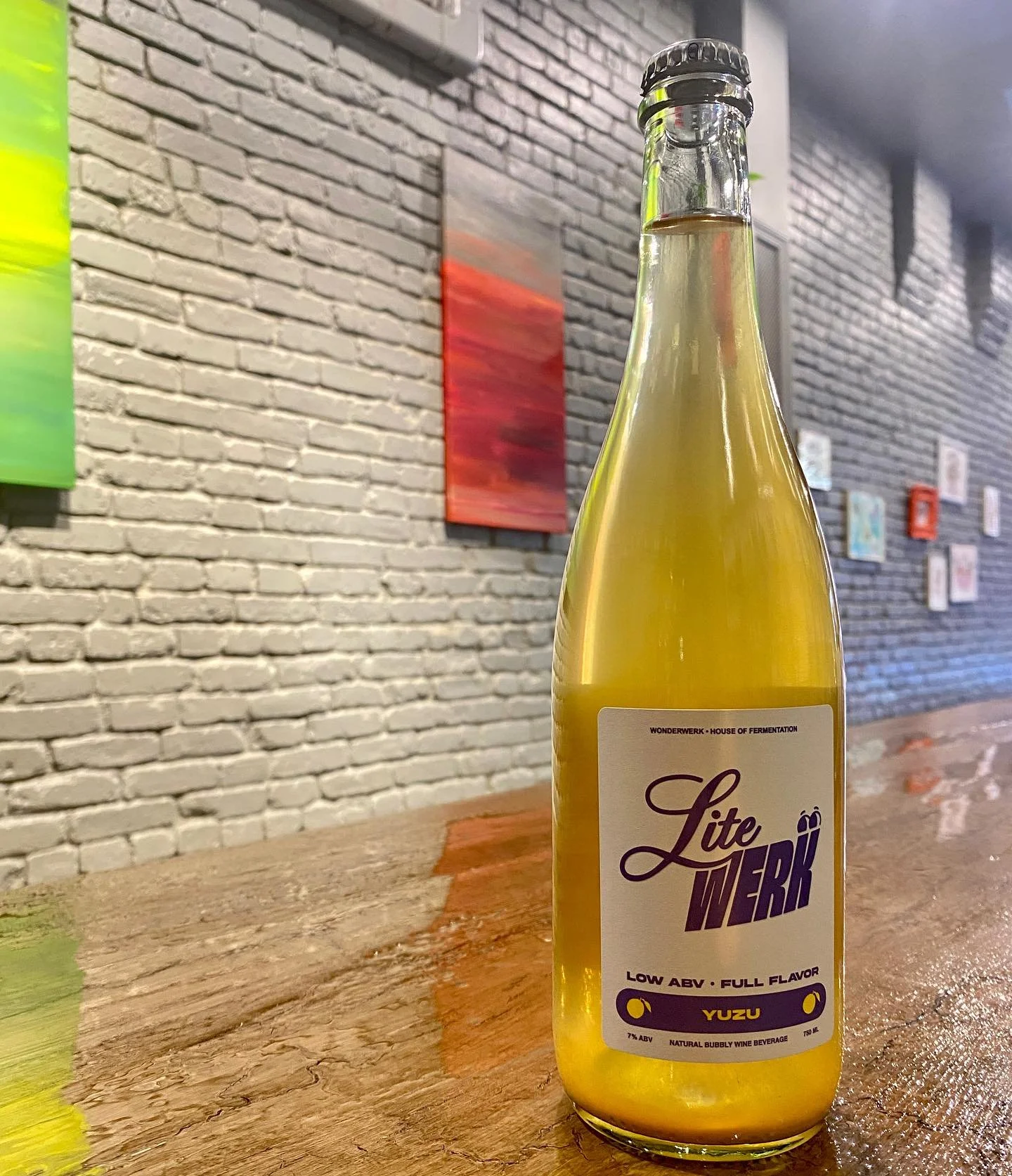 🥂 A perfect Summer time gem from @wonderwerk.la with yuzu flavor to go with our summer Omakase menu!🍣 

Lite Werk by Wonderwerk focuses on low-ABV, building flavors, and creating next generation wines that can be enjoyed in every occasions. 

30% o