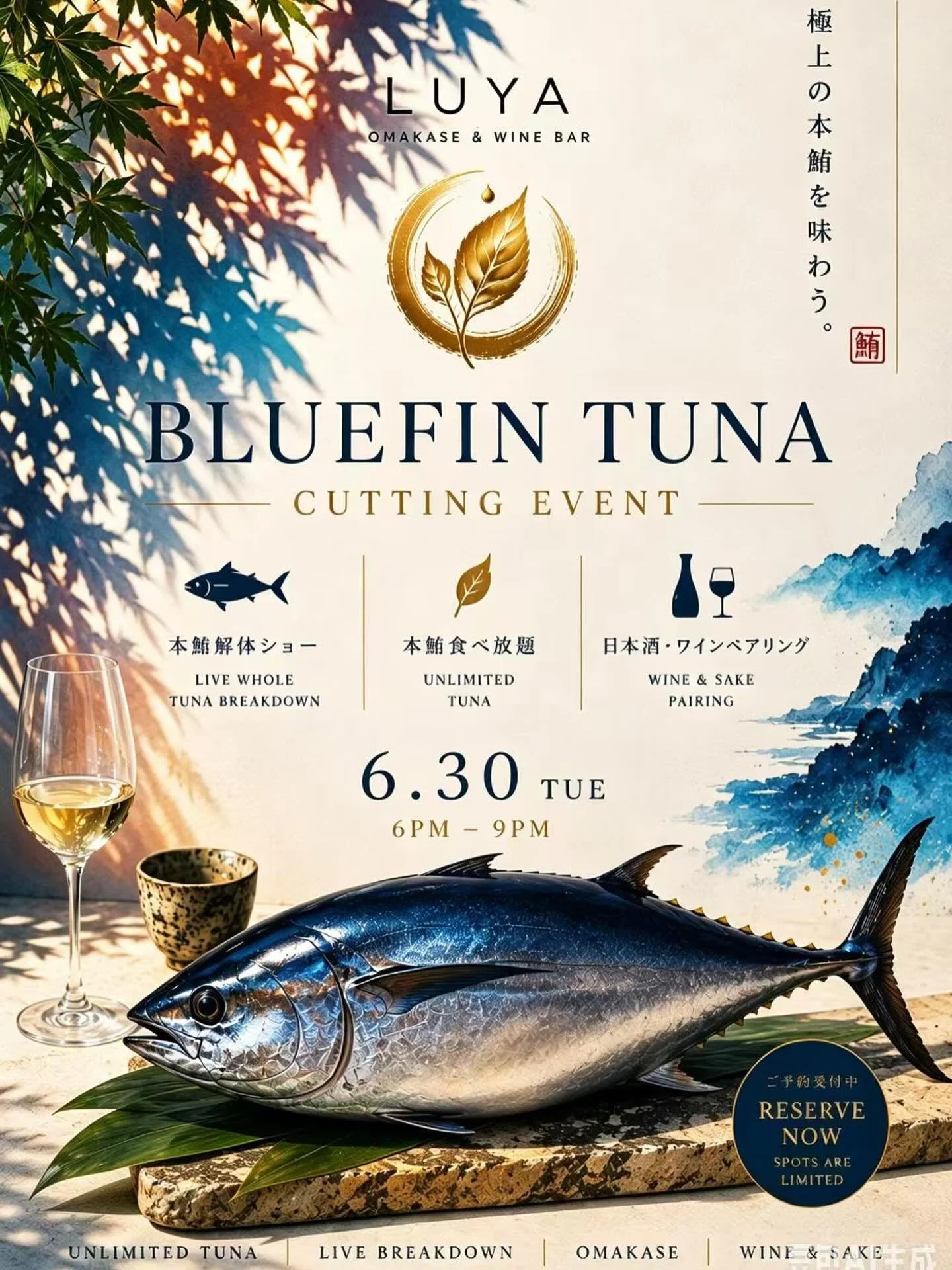 🐟 BLUEFIN TUNA CUTTING EVENT IS BACK FOR THE PRIDE MONTH! 🐟 

Experience a live Bluefin Tuna breakdown, unlimited premium cuts with luxurious toppings, and curated wine &amp; sake pairings 🍣 🥂 

📅 Tuesday, June 30
🕛 6:00PM - 9:00PM
🎟️ 22 Seats