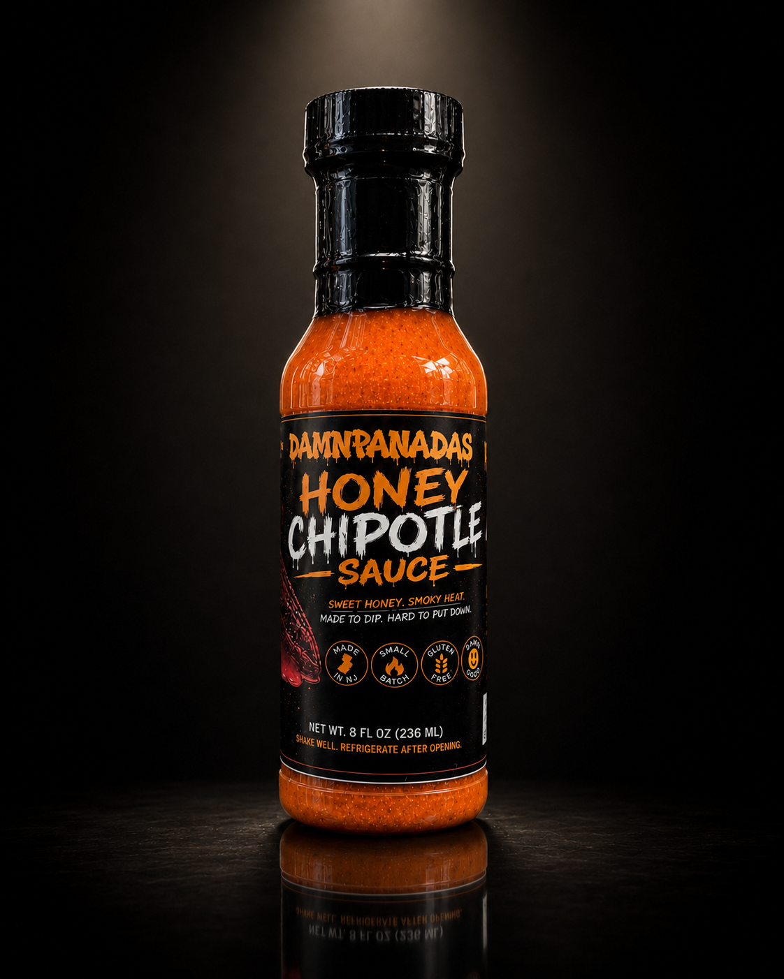Damnpanadas Honey Chipotle Sauce