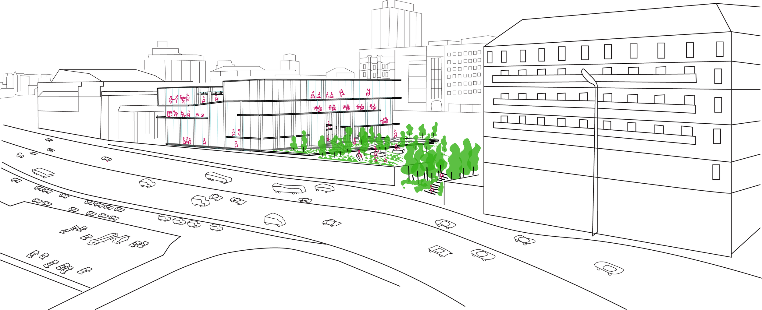 Community Hub in Kasimpasa, Istanbul