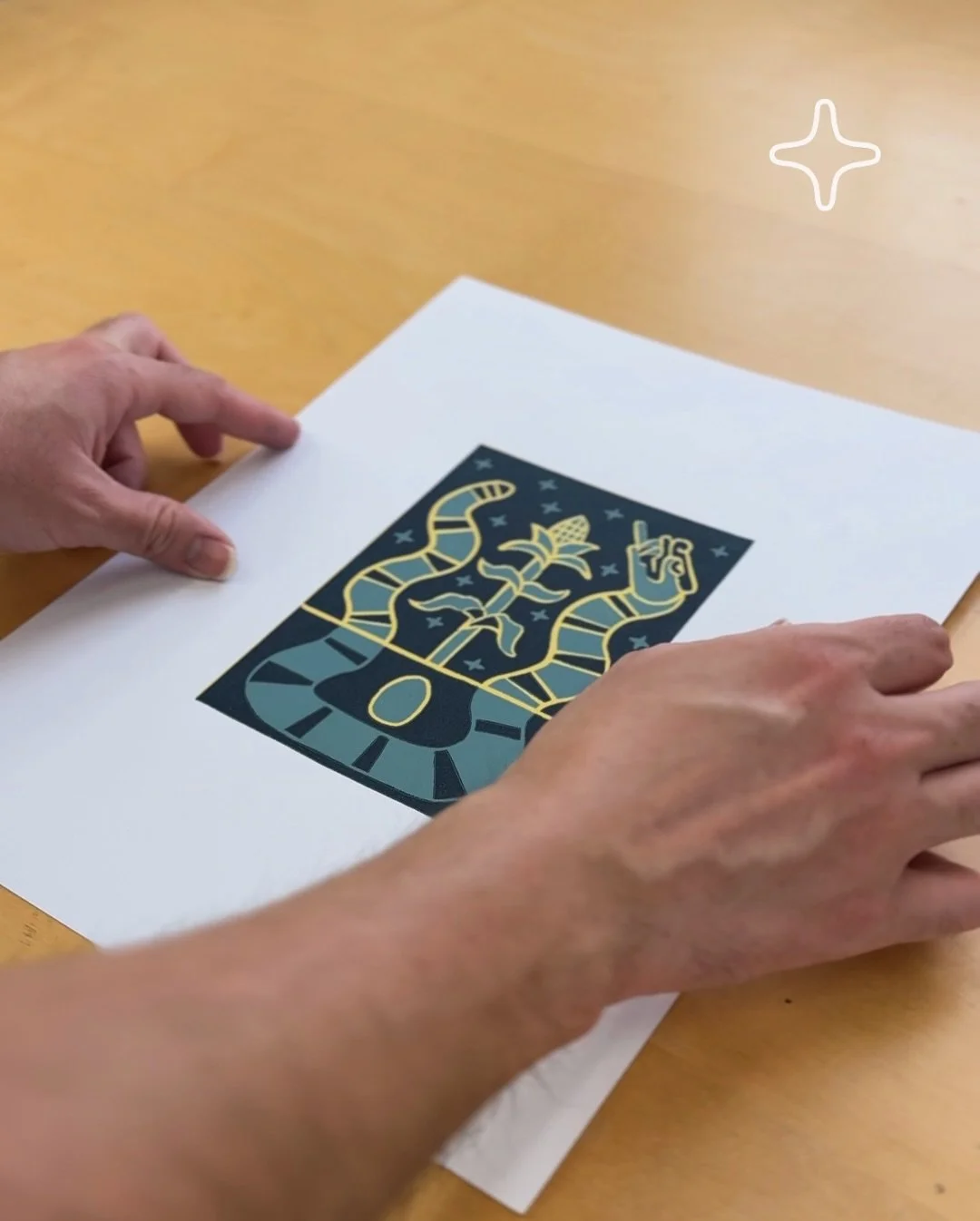 BTS 👀 from The Transformation Suite! 🐍✨

This series was completed during my most recent artist residency at @andersoncntr this summer! It&rsquo;s about sacrifice, transformation, growth, and hope: these are the stars that I use to find my path thr