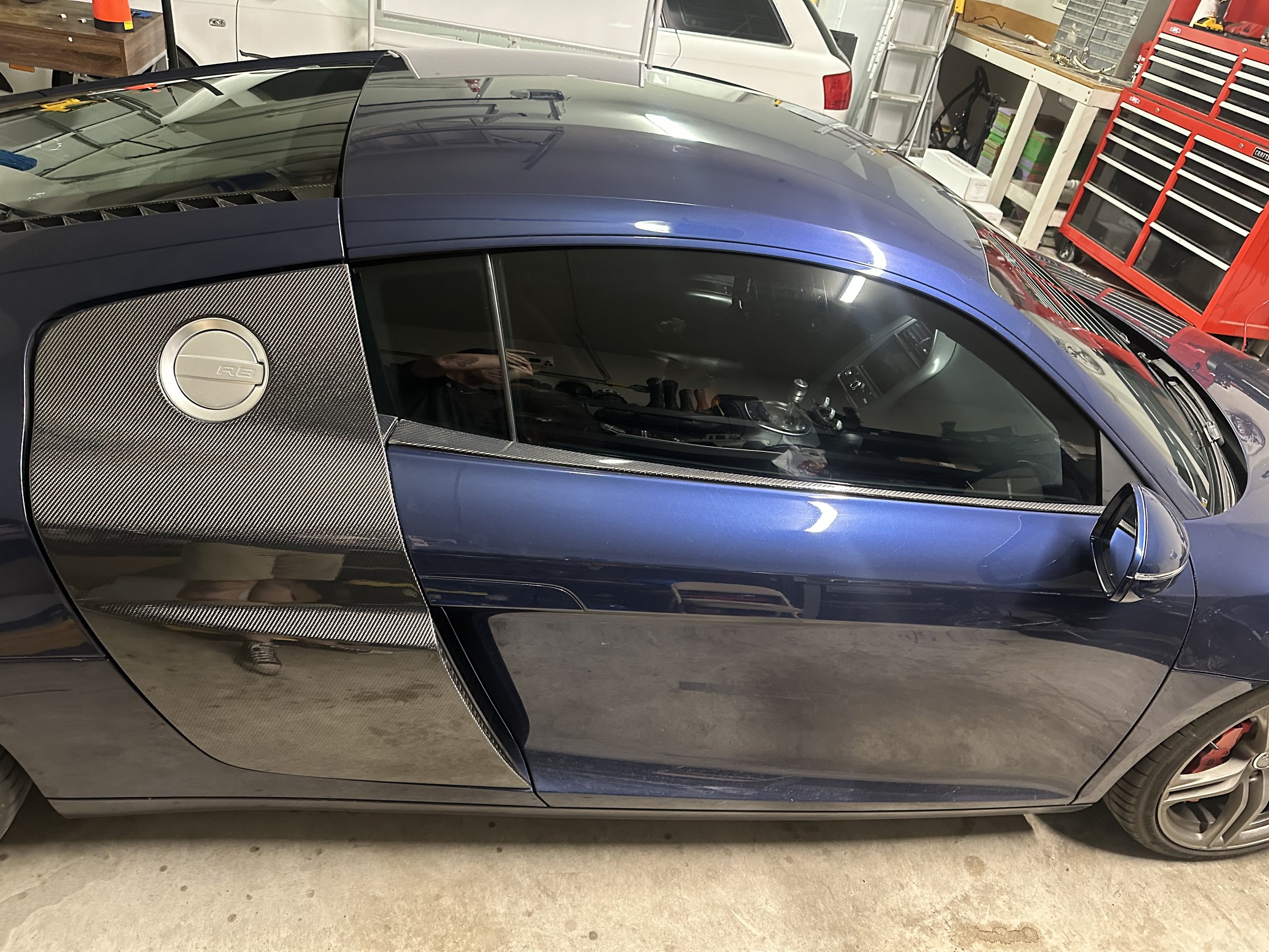 2008 Audi R8 Quarter Windows
- 20% Ceramic film to the rear quarter windows.