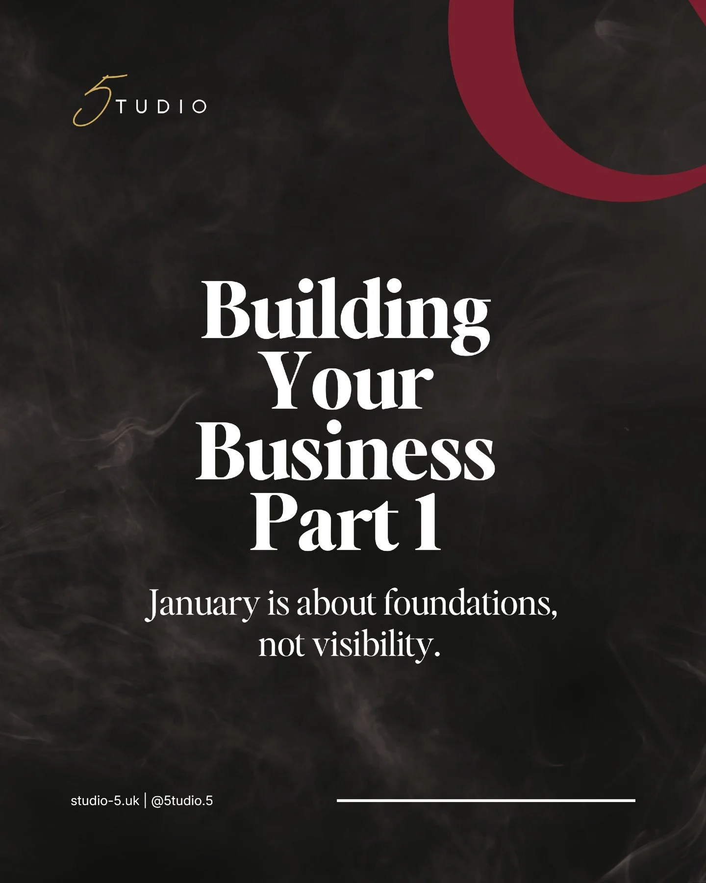 Most businesses rush into visibility too early.
Posting, selling, and sharing before the foundations are fully formed.

January is the month for quiet, strategic work. The kind that protects your brand, sharpens your positioning, and prevents expensi