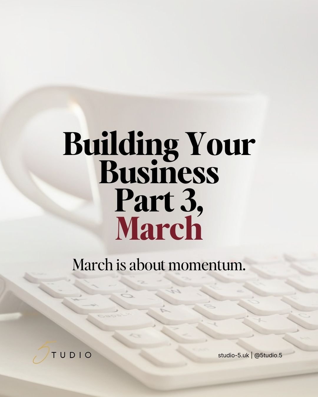 March is where momentum becomes measurable.

January sets direction. February builds clarity. March is where you refine what is working and strengthen what converts.

This is the month to audit properly, not emotionally.
Review what drove reach, save