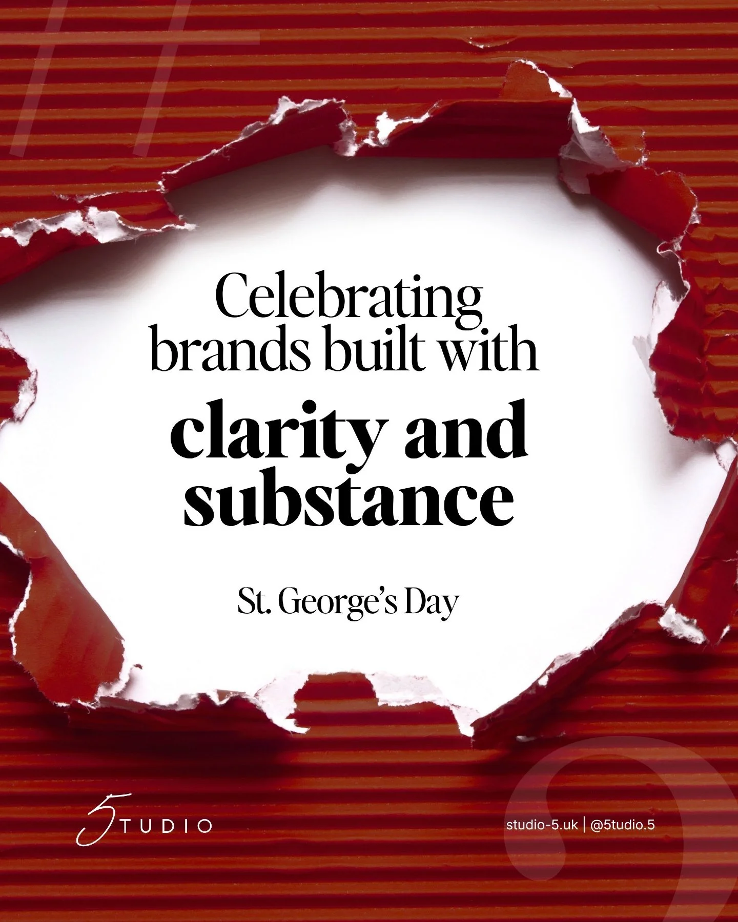 St George&rsquo;s Day feels like a fitting moment to recognise the businesses across the UK building something meaningful. 

The strongest brands are rarely the ones making the most noise. They are the ones with clarity, consistency and a clear sense