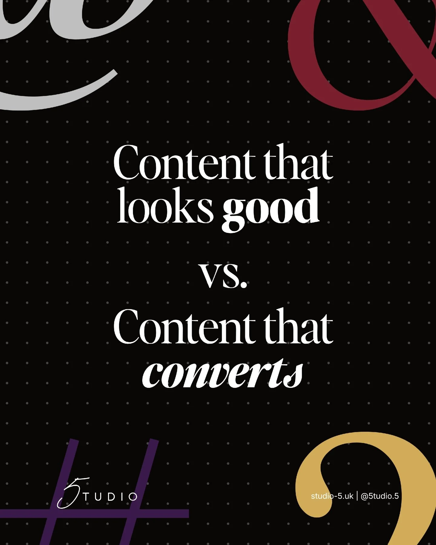 Most businesses think their content isn&rsquo;t working because they need to post more.

That&rsquo;s rarely the problem.
The real issue is that their content looks good, but it doesn&rsquo;t do anything.

No clear message. No direction. No reason fo