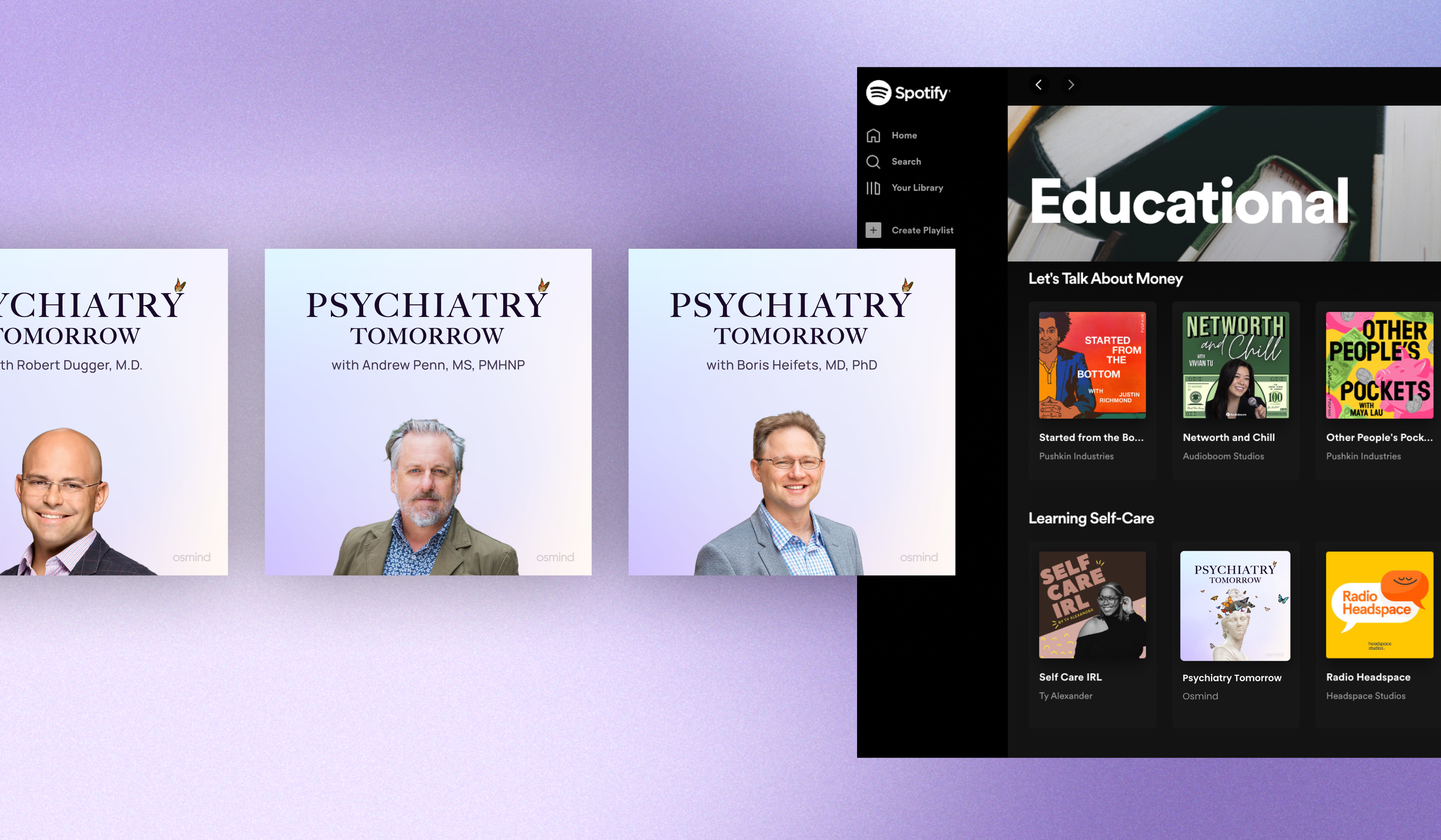 Covers for individual podcast guests