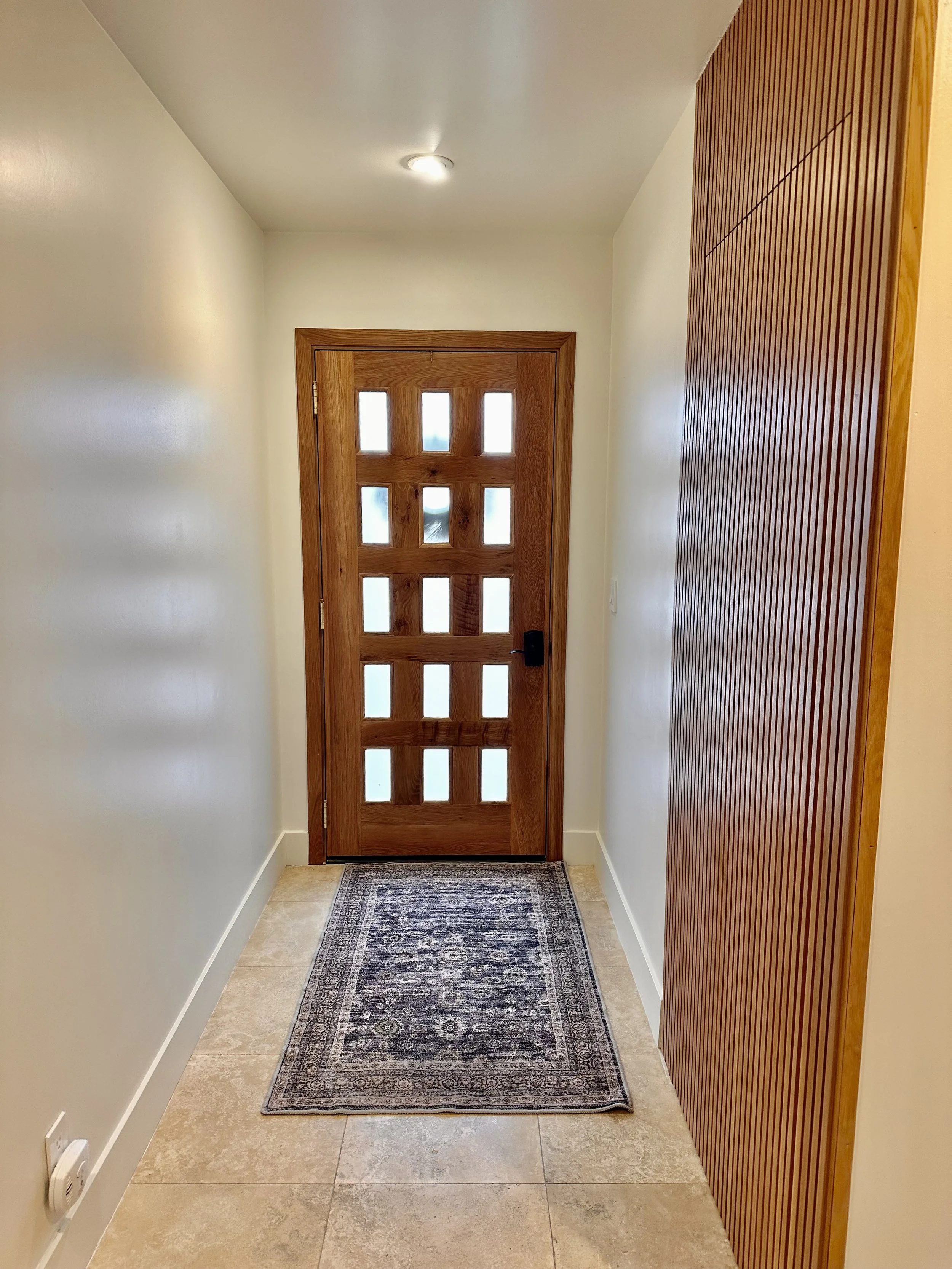 AFTER FRONT DOOR & COAT CLOSET