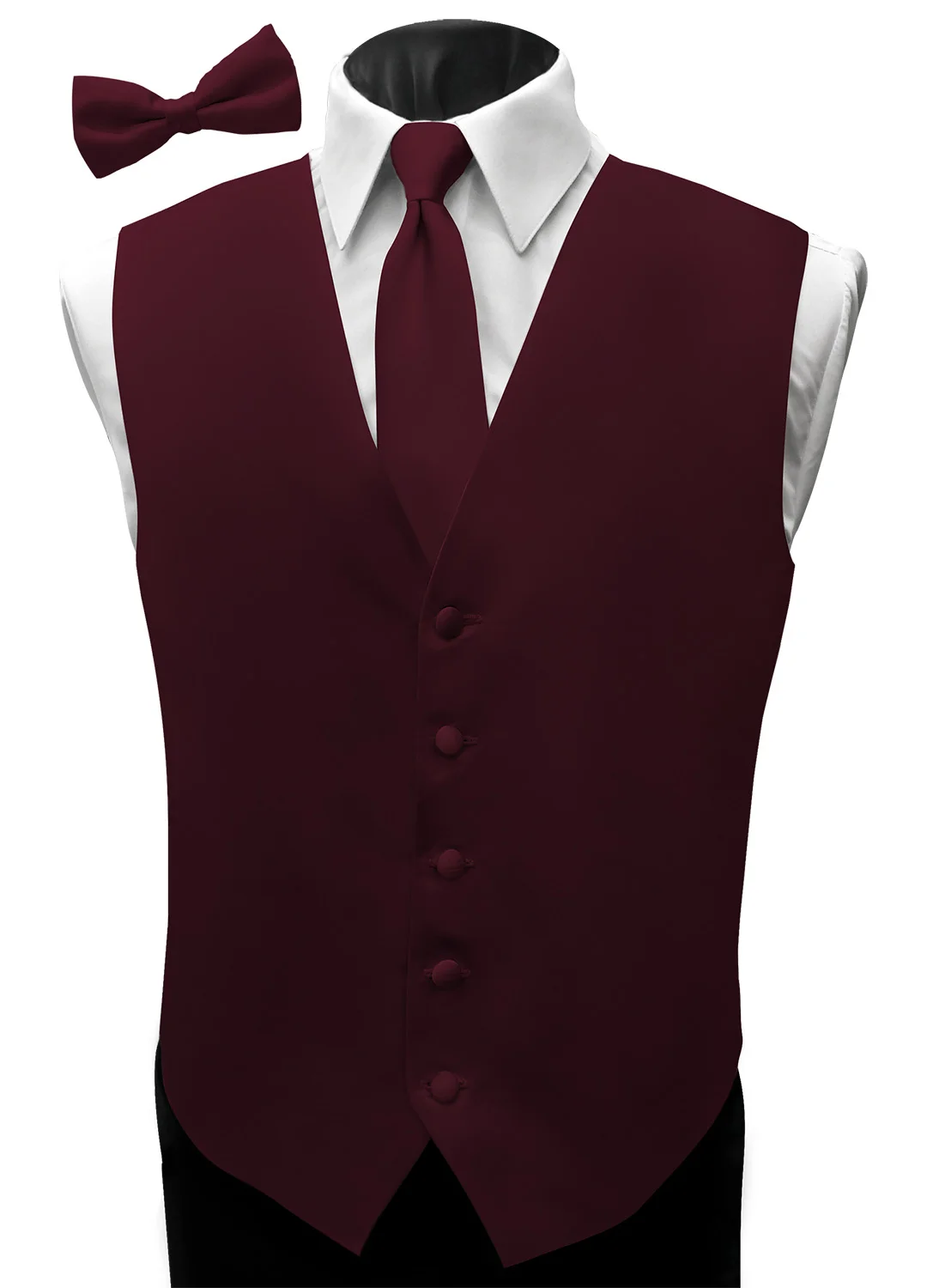 Fino Burgundy - Satin