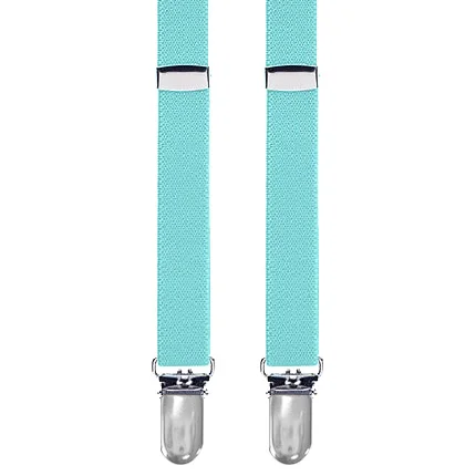 Tiffany Blue Suspenders