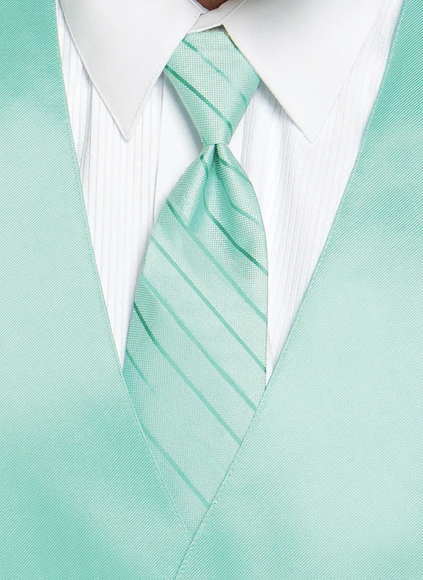 Mint - Striped Tie
