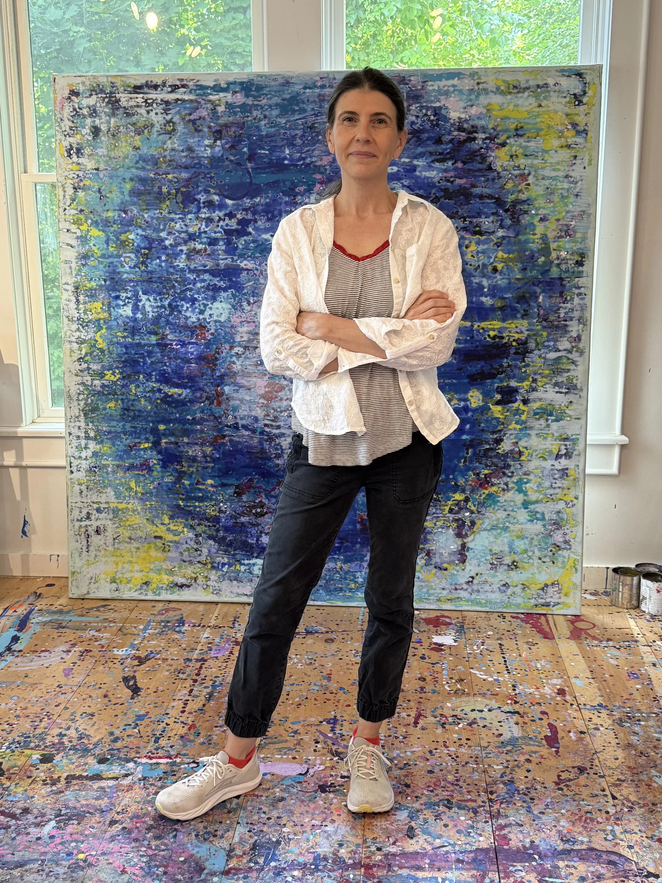 Still Traversable, 2026, in the studio.