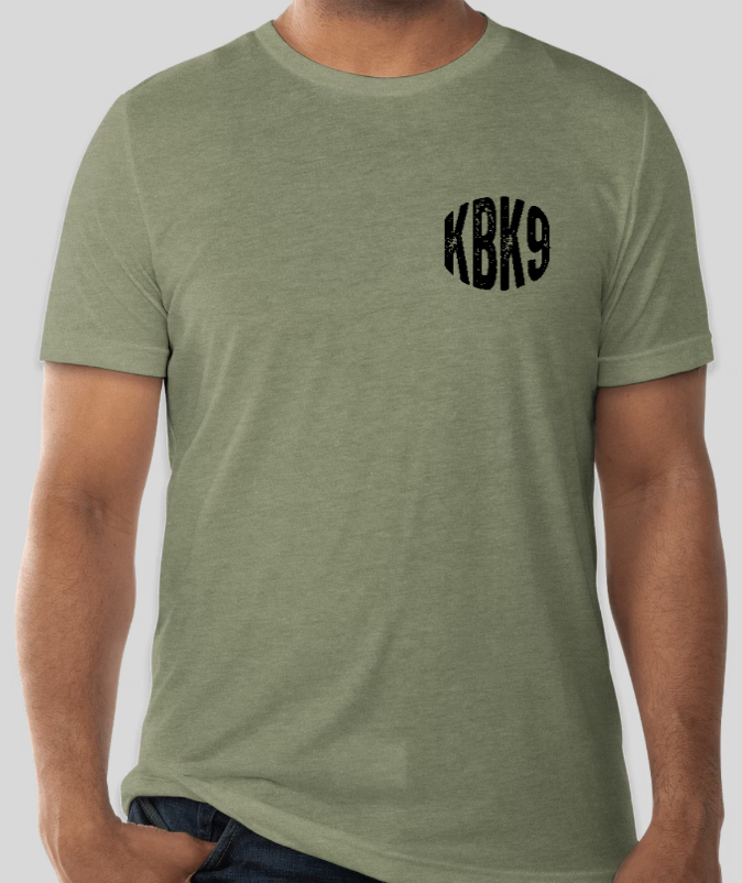 Army Green Cotton/Polyester T-Shirt