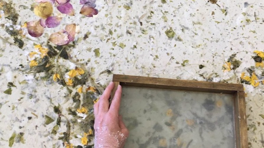 A Painter’s Pulp: Crafting Paper with Heart Ages 5 and Up