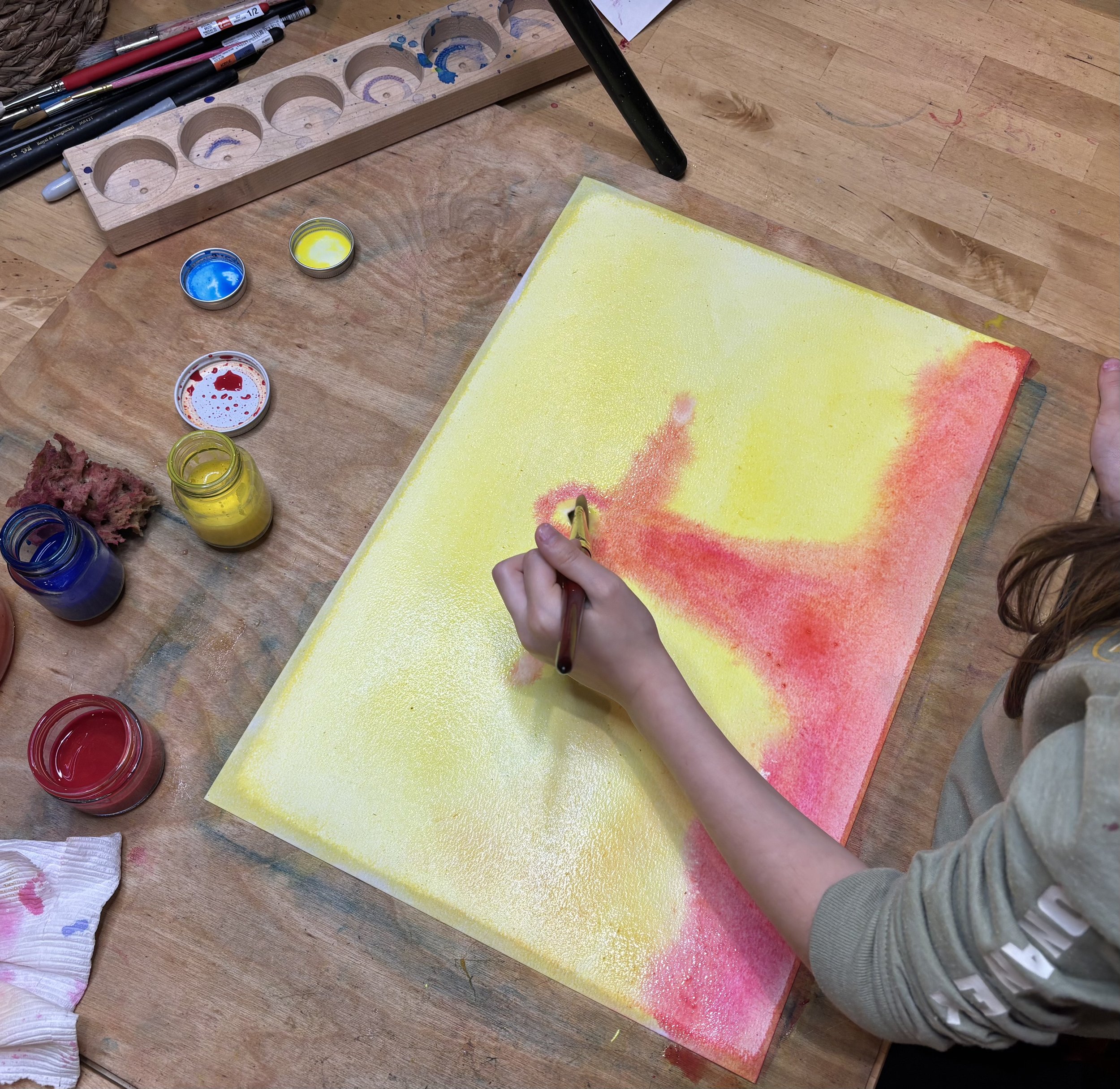 Color Stories: A Waldorf Watercolor Journey 5-9 yrs Where imagination flows and colors come alive