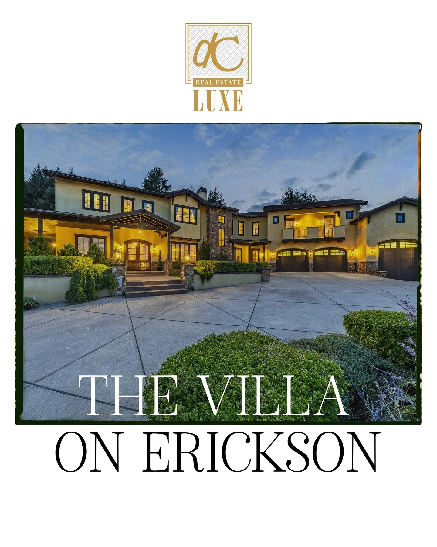 Truly a rare find&hellip;here&rsquo;s your chance to live the dream!  Experience the elegance and serenity of The Villa on Erickson, a Tuscan-inspired equestrian estate nestled on over 31 private, gated acres just minutes from Eugene. Blending Europe