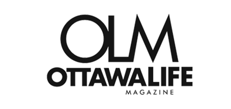 Logo for Ottawa Life Magazine with the initials 'OLM' above the text 'Ottawa Life Magazine' in black.