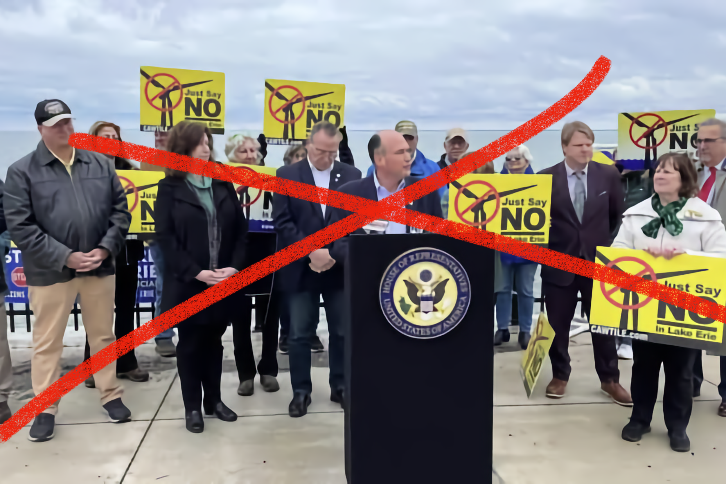 Congressman Langworthy Protest